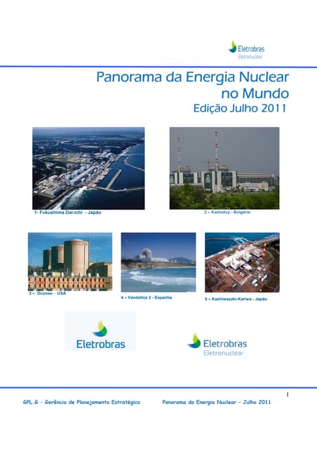 Panorama da energia nuclear   julho 2011