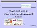 presentation on Pantaloons ltd