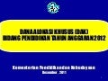 Paparan dak bidang pendidikan tahun 2012