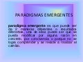 Paradigmas emergentes
