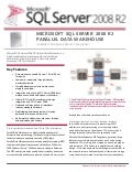 Microsoft SQL Server 2008 - Parallel Data Warehouse Datasheet