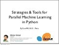 Strategies and Tools for Parallel Machine Learning in Python