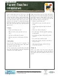 Tips for Parent-teacher interviews