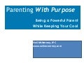 Parenting With Purpose