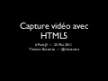 [FR] Capture vidéo avec HTML5