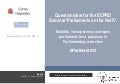 Parliaments on the Net 2012. Temas principales