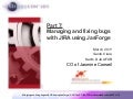 Part 7  - Managing and fixing bugs with jira using jasforge