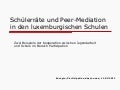 Schülerräte und Peer-Mediation