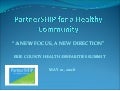 Partnership For A Healthy Community