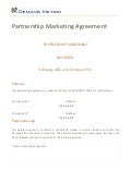 Partnership Marketing Agreement