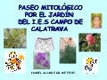 PASEO MITOLÓGICO POR EL JARDÍN