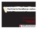 Past time for remittance justice   final