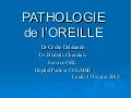 Patho oreille