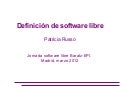 Patricia Russo - Jornada Software Libre - Baratz-EPI