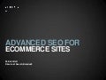 Advanced SEO for ecommerce sites