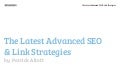 B3 Seminar: The Latest Advanced SEO & Link Strategies - Patrick Altoft