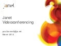 JANET Videoconferencing