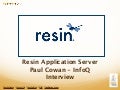 Resin Application Server and Cloud discussed by Paul Cowan