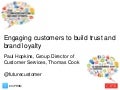 CIPR Social Media Conference - Paul Hopkins, Thomas Cook, Engaging Customers to Build Trust and Brand Loyalty