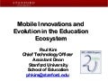 Mobile Innovations and Evolutions in Education Ecosystem