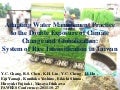 Adapting Water Management Practice to the Double Exposure of Climate Change and Globalization: System of Rice Intensification in Taiwan
