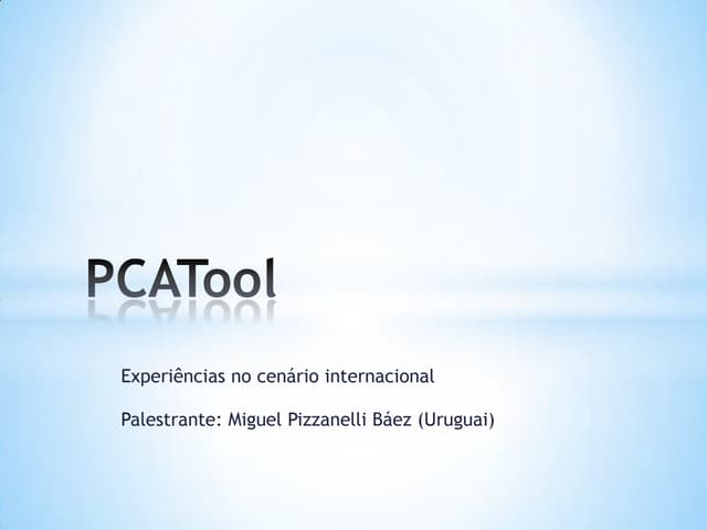 Pcat experiencias escenario_internacional_sbmfc_belem2013 (2)