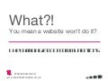 The changing face of communications