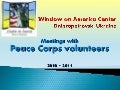 Meetings with Peace Corps volunteers_ 2010 2011