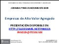 Jornadas Pyme 2009 - Empresas De Alto Valor Agregado