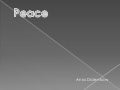 Peace sounds like love