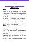 Pedagogical Songs: learn by doing game based activities