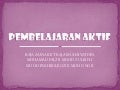Pembelajaran aktif nab ogy paih