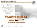 Penaltyschießen -  was tun…?