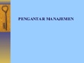 Pengantar Manajemen