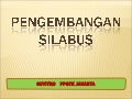 Pengembangan silabus baru
