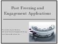 Ice Cream Post Freezing and Engagement Applications