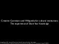 Creative commons and wikipedia for cultural institutions, STS Italia