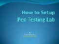 How to Setup A Pen test Lab and How to Play CTF 