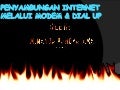 Penyambungan akses internet melalui modem