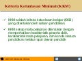Penyusunan KKM