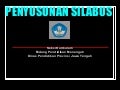 Penyusunan silabus
