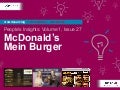 People’s Insights Volume 1, Issue 27 : McDonald&rsquo;s Germany - Mein Burger