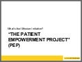 LIVESTRONG Patient Empowerment Initiative