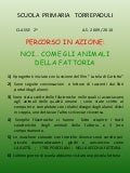 Percorso in azione Noi... come gli animali della fattoria