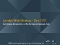 Continuous Integration - A Performance Engineer&rsquo;s Tale