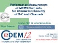 Performance Measurement of MEMS Elements