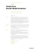 Social Media Pearinar - Uncle Pear