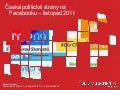 New Media Inspiration 2012 - České politické strany na Facebooku