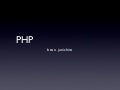 Perl and PHP