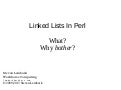 Perly Linked Lists